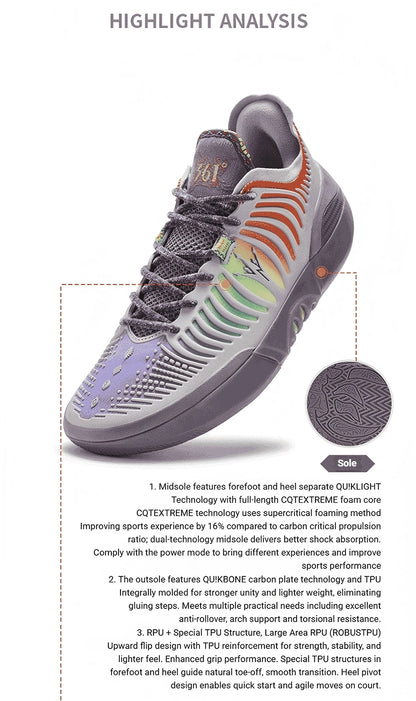Joker 2 GT Men Combat Basketball Shoes Jokic New Trendy Durable Breathable Shock-Absorbing Unisex Sneakers 672621112