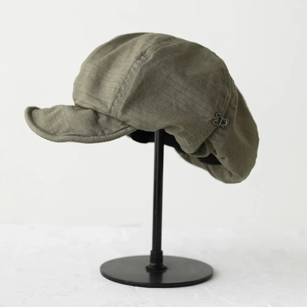 Casual Plus Size Newsboy Caps Cotton Dome Painters Hats Berets Hat
