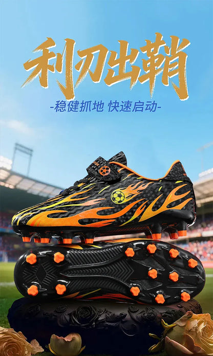 Children Football Field Boots Boys Girls Indoor Society Soccer Shoes Futsal Non Slip Professional Fast Men Soccer Cleats Sneaker