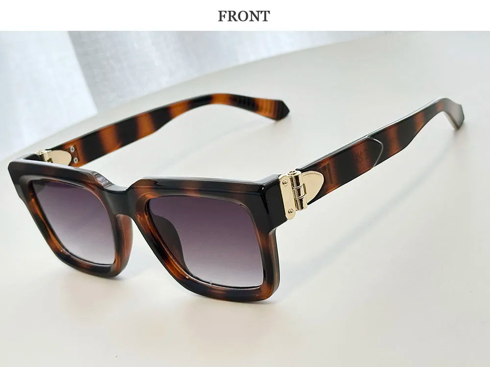 2026 Square Sunglasses Women Trendy Vintage Luxury Sunglass Men Fashion Glasses Gafas De Sol Hombre Luxe Lunette Soleil Femme