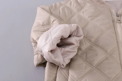New Autumn Winter Baby Boys Clothes Children Thicken Cotton Jacket Pants 2Pcs/Sets Toddler Girls Clothing Infant Kids Tracksuits