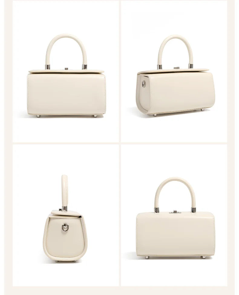 Genuine leather woman bag shoulder bag Handbags ladies crossbody bags luxury designer minimalism bag mini bag white