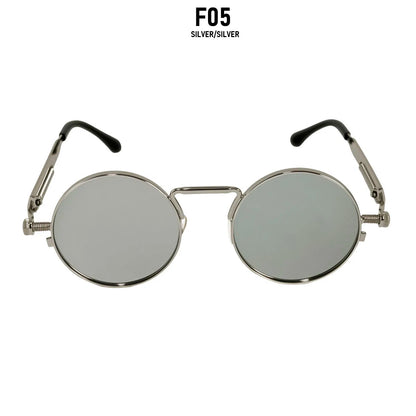 Round Steampunk Sunglasses Men UV400 Protection Punk Fashion Glasses Vintage Luxury Dropshipping Gafas De Sol Lunette De Soleil