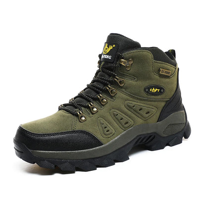 36-48 Autumn Winter Men Women Ankle Boots Leather Tactical Shoes New Plus Anti-Skidding Classical Walking Footwear Summer Hiking