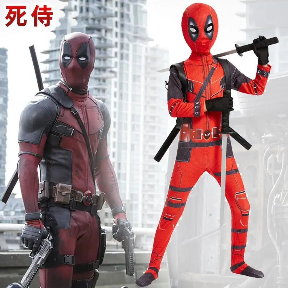 Superhero Costume Kids Super Hero Child Cosplay Costume Sword Kids Jumpsuit Girls Boy Costume For Child Halloween Carnival Suit