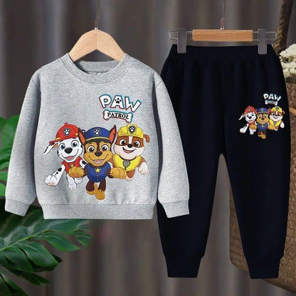 Spring Autumn Long Sleeve Top and Long Pants 2pcs Set for Children's Clothing Set Boys Sweatsuits Kids Thin Tracksuit