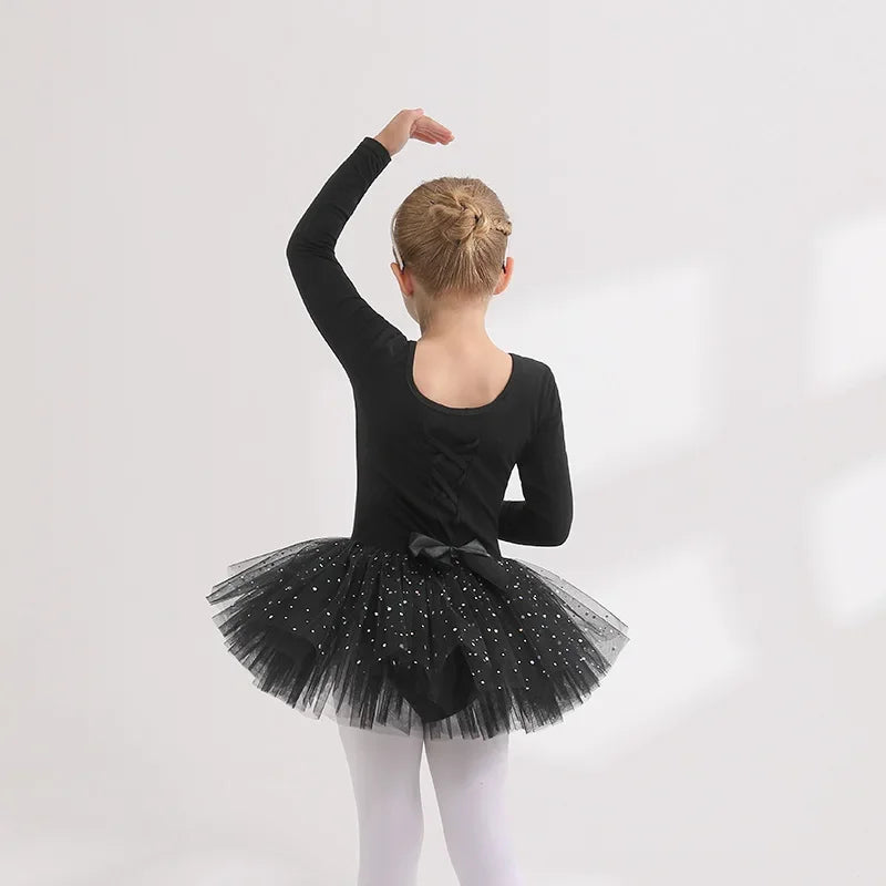 Children's Dance Costume Girl Dress Tutu Outfit Vestido Girls Clothes Ballet Leotard Robe Fille Summer Ballet Skirt Baby Dresses
