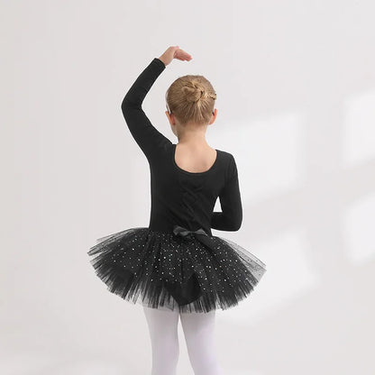 Children's Dance Costume Girl Dress Tutu Outfit Vestido Girls Clothes Ballet Leotard Robe Fille Summer Ballet Skirt Baby Dresses