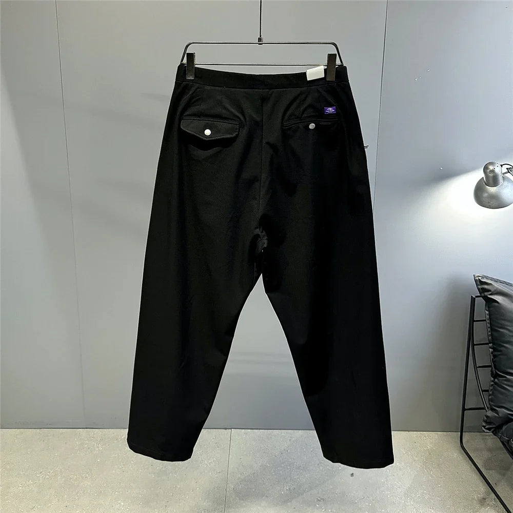 Japanese Vintage Casual Baggy Pants Mens Clothing High Quality Trend Straight Pants Fashion Loose Trousers Streetwear Pants Male