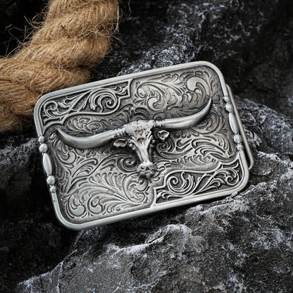 Western Style Plate Buckle Belt Metal Buckle One Belt Buckle