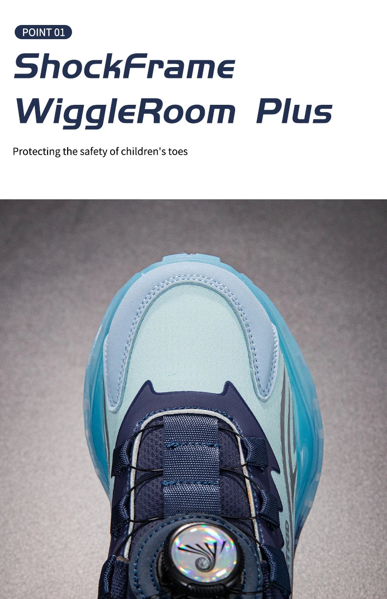 Boys Sports Sneakers Kids Athletic Shoes Outdoor Running Tennis Basketball Casual Walking Footwear Non-slip Size 29-39