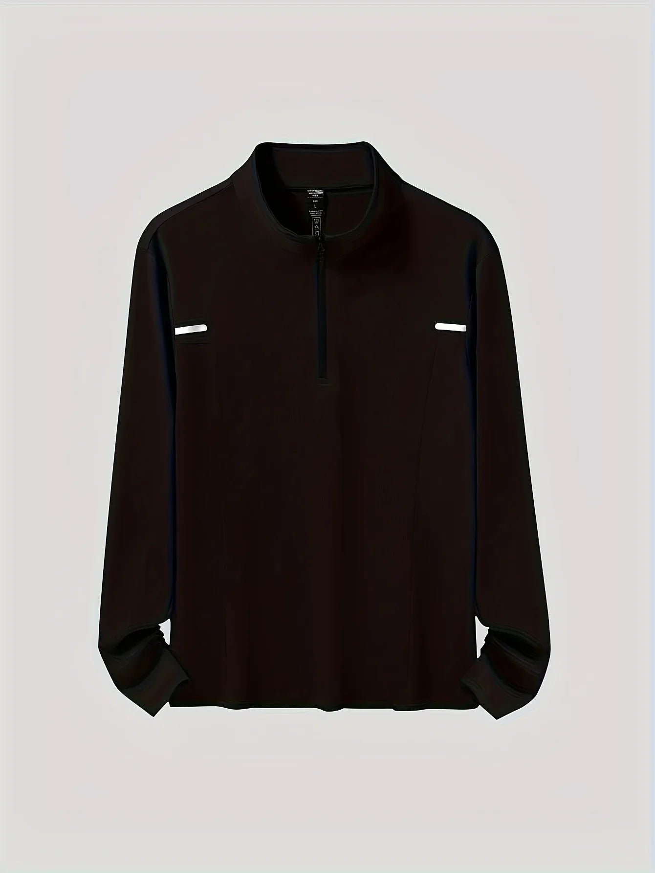 Coat men's half zipper quick drying anti wind drying clothes, running training basketball equipment, long sleeved fitness clothe