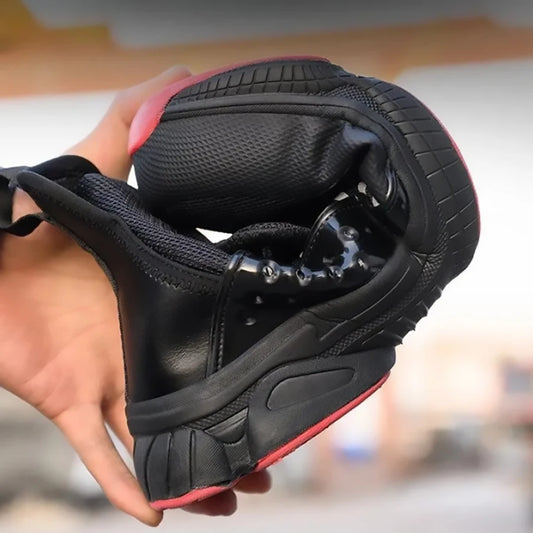 Safety Shoes Work Shoes Steel Toe Men Puncture-Protective Work Boots Indestructible Safety Lightweight