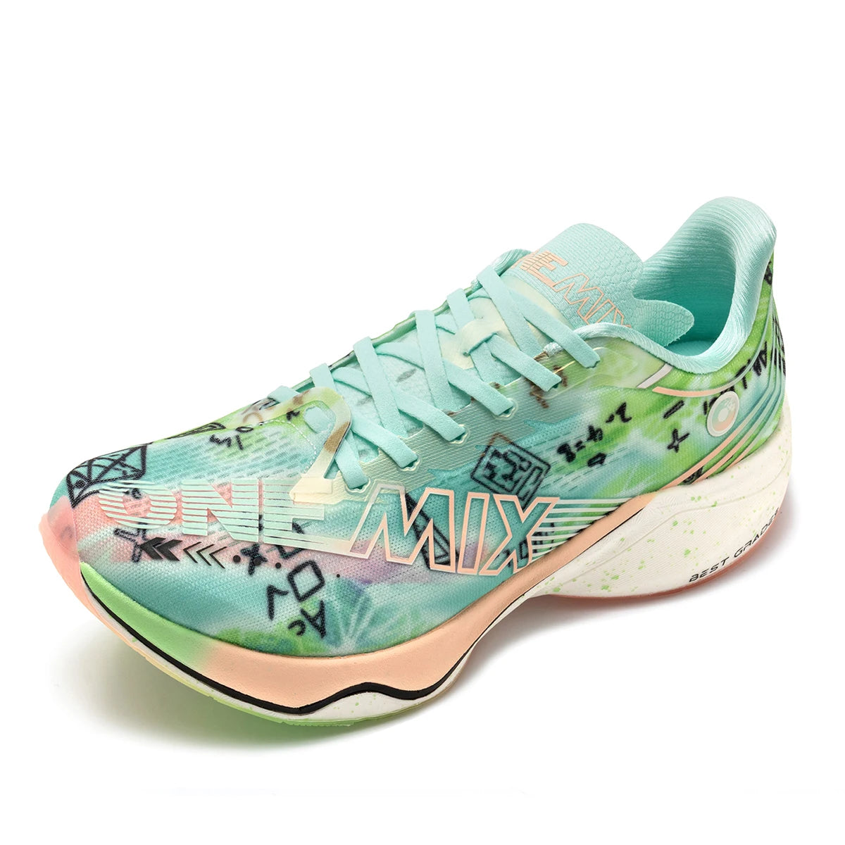 Marathon Carbon Plate Running Shoes Shock Absorption Ultra-light Sports Shoes Rebound Technology Outdoor Men Sneakers