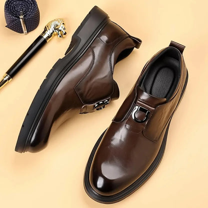 Business Men Shoes Patent Leather Man Brogues Shoes Fo Man Dress Shoe Loafers Pointed Toe Male Moccasins Plus Size Shoes for Men