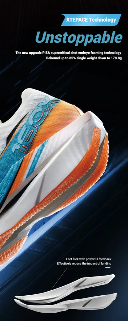 160X 6.0 Running Shoes Professional Marathon PB Carbon Plate For Men Cushioning Shock Absorption Sneakers 976319110057