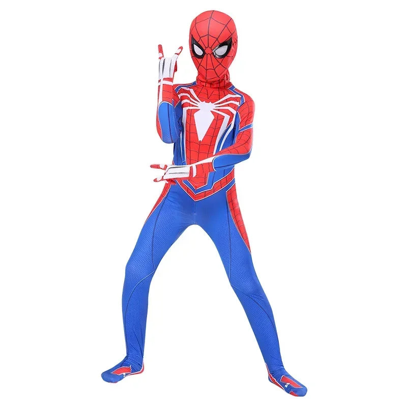 Spiderman Costume Spider Man Black Panther Iron Man Spider Gwen Cosplay Zentai Jumpsuit Bodysuit Halloween Costume Adult Child