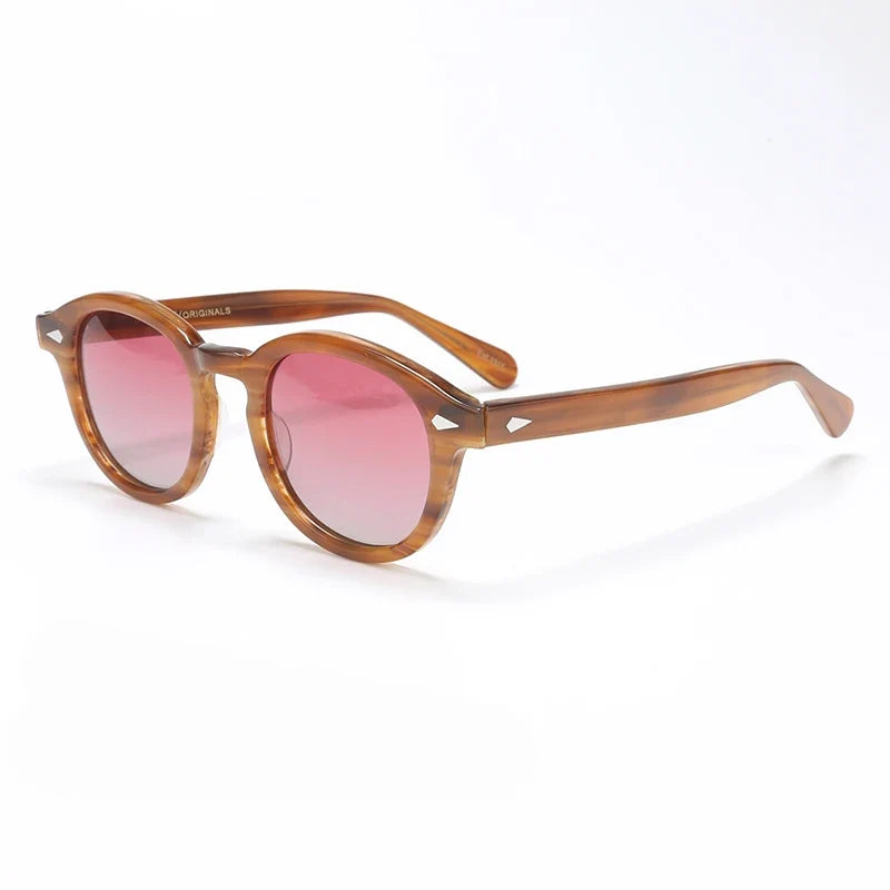 Polarized Sunglasses Men Women UV400 Johnny Depp Lemtosh Sun Glasses Brand Retro Acetate Frame For Male Eyeglasses Eyewear