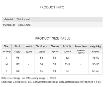 Blue Lyocell Imitation Denim Shirt for Women Autumn 2025 Ruffled Placket Contrasting Button Waist Cinc Shirt MXE43C2386