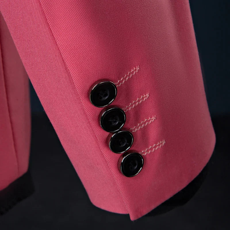 2026 New Men's Suit 3-Pieces Set (Jacket+Pants+Vest) Wedding/Party/Office Coat and Vests Trousers, Asian Sizes M-5XL 6XL.