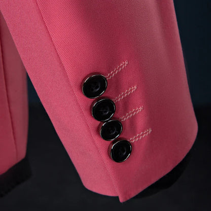 2026 New Men's Suit 3-Pieces Set (Jacket+Pants+Vest) Wedding/Party/Office Coat and Vests Trousers, Asian Sizes M-5XL 6XL.
