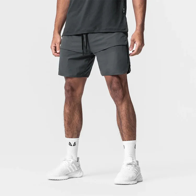Men's Quick-Dry Gym Shorts Breathable Summer Training Running Basketball Fitness Jogging Loose Fit Streetwear Casual Sportswear
