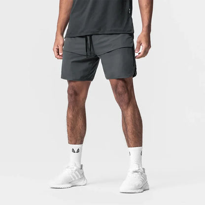 Men's Quick-Dry Gym Shorts Breathable Summer Training Running Basketball Fitness Jogging Loose Fit Streetwear Casual Sportswear