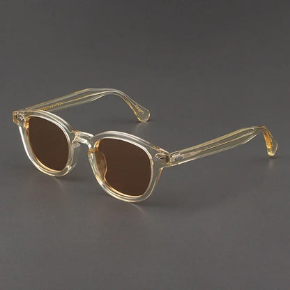 Johnny Depp Polarized Sunglasses Men Women UV400 Lemtosh Sun Glasses Brand Retro Acetate Frame For Male Eyeglasses Eyewear