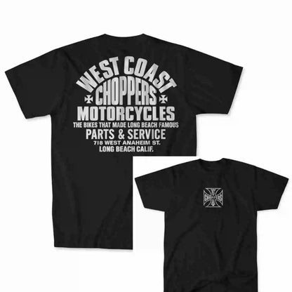 New 2026 West Coast Choppers  Graphic Tee 100% Cotton Round Neck Casual Regular Fit Unisex T-shirt  Summer Top