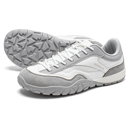 Wide Width Hiking Shoes Unisex Trekking Trail Running Sneakers Retro Non Slip Lace-Up Walking Shoes