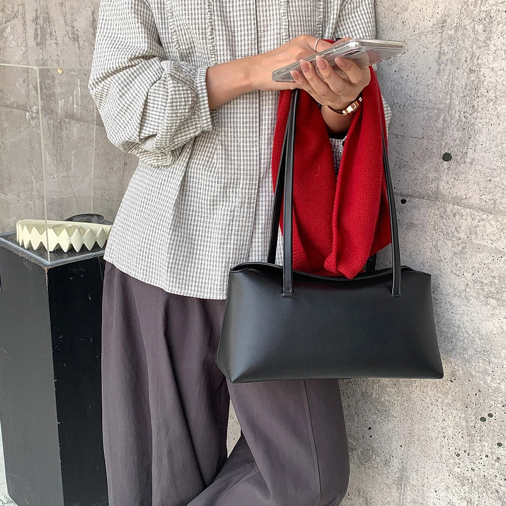 Casual High Quality Women Shoulder Bag Fashion Designer Bags for Women Handbags and Purses PU Leather Pillow Bag Shopper Tote