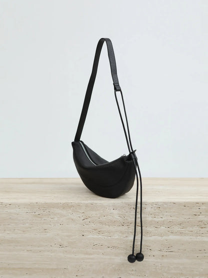 Genuine leather dumpling bag Shoulder Bag Handbag Women's Crossbody Bags Cowhide 2026 large capacity shell-shaped bag