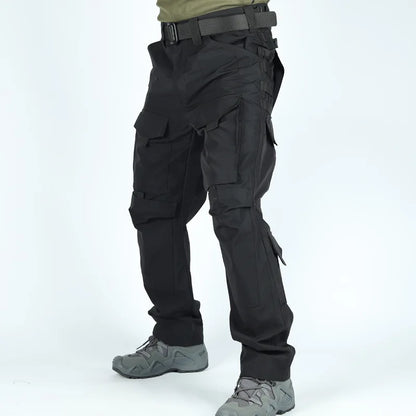 Outdoor Waterproof Work Pants Men Field Combat Tactical Trousers Spring Autumn Wear-Resistant Multi-pocket Training Cargo Pants