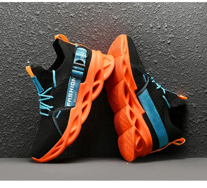 Sneakers Men Mesh Breathable Casual Men Shoes Unisex Light Soft Thick Sole Hole Couple Shoes Athletic Sneakers Women Shoes