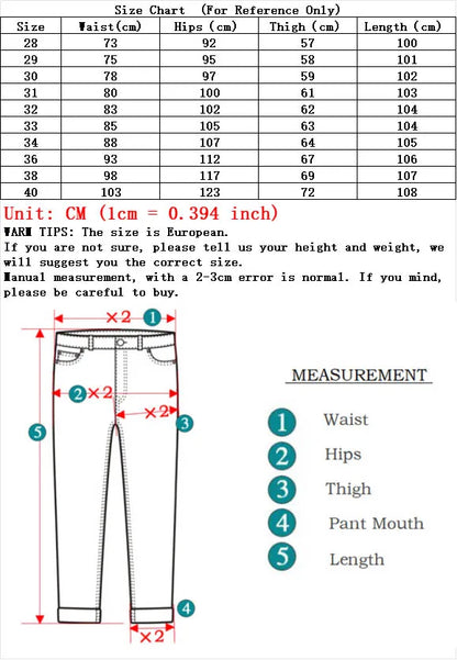 Men's Ice Silk Jeans Summer New Lyocell Thin Business Casual Denim Pants Classic All Match Slim Fit Straight Elastic Jean Male