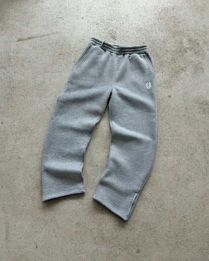Embroidered sweatpants two-piece set Y2K clothing men's hip-hop oversized sweatpants casual zipper hoodie