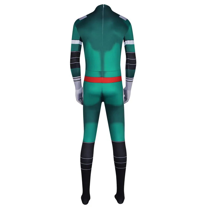 Kids Halloween 3D Print Jumpsuit My Hero Academia All Might Boku Fighting Izuku Midoriya Cosplay Costume Men Bodysuit Outfits