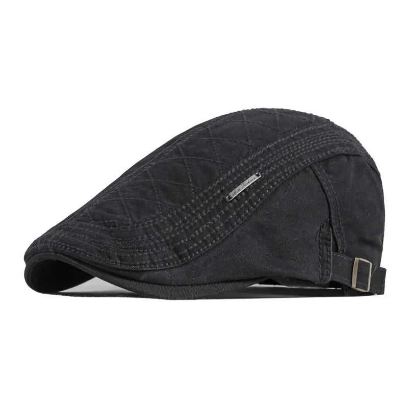 Men Women Beret Spring Autumn Cotton Flat Cap Ivy Gatsby Newsboy Hat Fashion Adjustable Vintage Cabbie Hats
