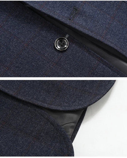 Brand Fashion Suits Blazer Mens Checked Spring Blazer for Men Stylish 2026 Autumn New in Suits Blazers Men Clothing