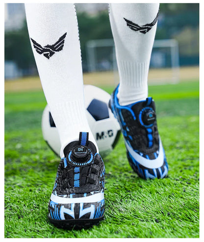 New Men Kids Soccer Shoes Football Boots Ultralight Match Grass Boys Professional Cleats Non-Slip Training Shoes Drop Shipping