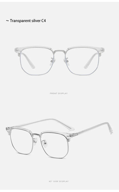 New Models of Versatile Anti-blue Light Glasses Fashion Eyeglasses Frame Simple Retro Can Be Customized Prescription