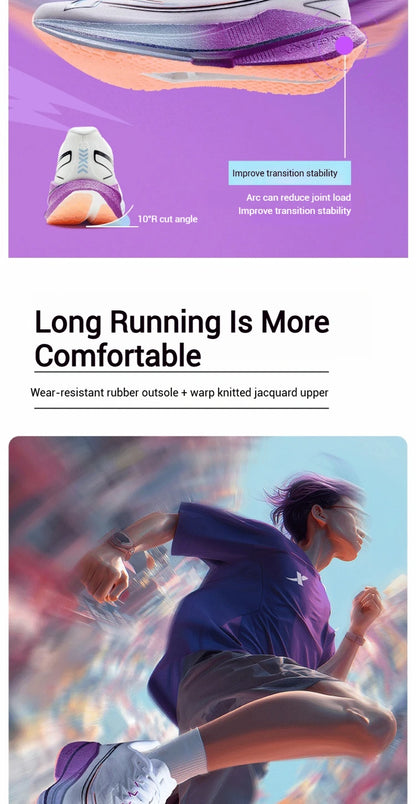 Shyft 1.0 Professional Running Shoes For Men 2025 Summer Marathon Shock Absorbing Carbon Plate Racing Shoes 875319110083
