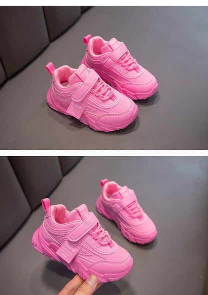 2024 Autumn New Kids Sneakers Children Casual Sneakers for Boys Girls Classic Soft Anti-skid Fashion Sports Running Shoes Tide
