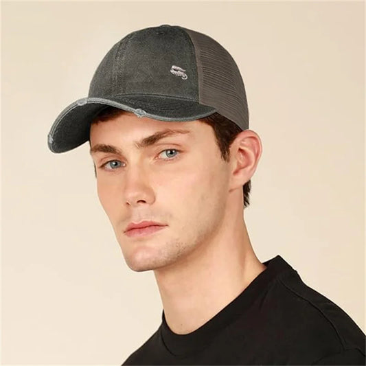 Unisex Solid Color Washed Baseball Caps For Women Men Vintage Snapback Cap Summer Outdoor Adjustable Casual Hip Hop Hat  Dad Hat