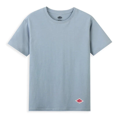 2025 Exported To Japan Orders Classic Embroidery Fashion Solid Simple Loose Short Sleeve Cotton Couple T-shirt Men/Women Top
