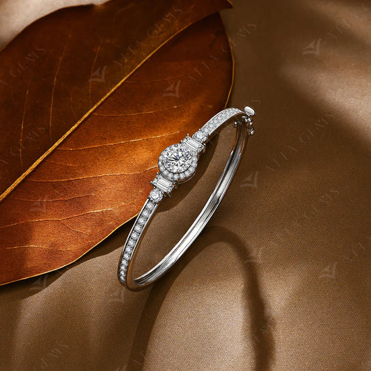 Bracelets en Moissanite Argent S925 pour Femmes Hommes Plaqué Or 18 carats 4.52 carats D VVS1 Diamant Mariage Fête Tennis Luxe Cadeaux