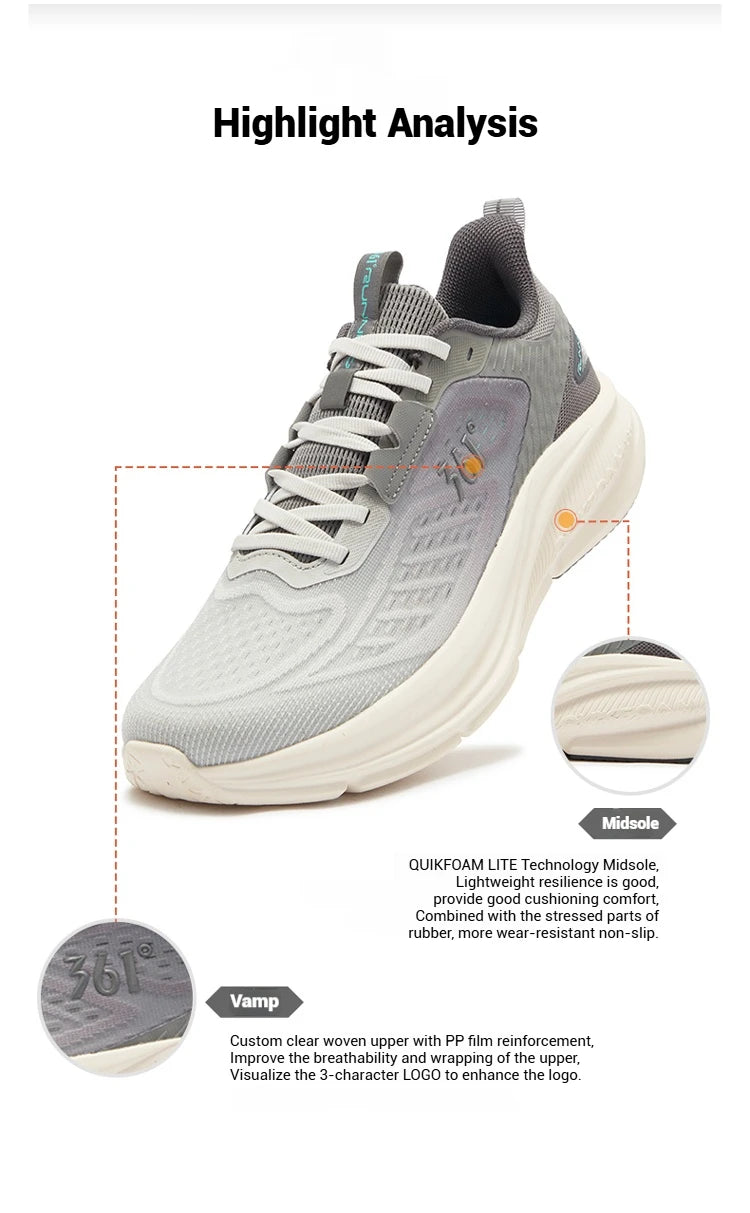 Men Running Shoes Spring New Mesh Soft Thick Bottom Rebound Casual Shock-absorber Stable Male Sneaker 672522246