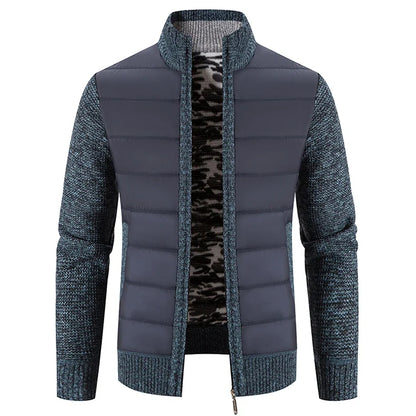 Men's Autumn Winter Sweater Baseball Coat Knit Jacket Korean Jumpers Male Windbreaker Fashion Pullovers Business Casual Knitwear
