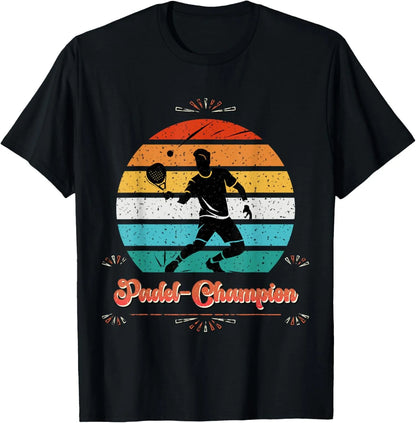 Badge of Sport Tennis Padel Logo Graphic T-Shirt Unisex Summer Streetwear Tops Customizable Couple Camiseta Hombre
