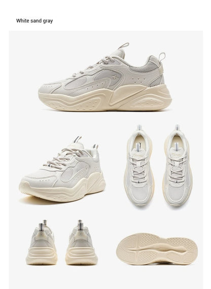 Casual Shoes for Women 2025 Summer Lightweight Breathable Mesh Thick-soled Height-enhancing Retro Leisure Shoe 875218320015